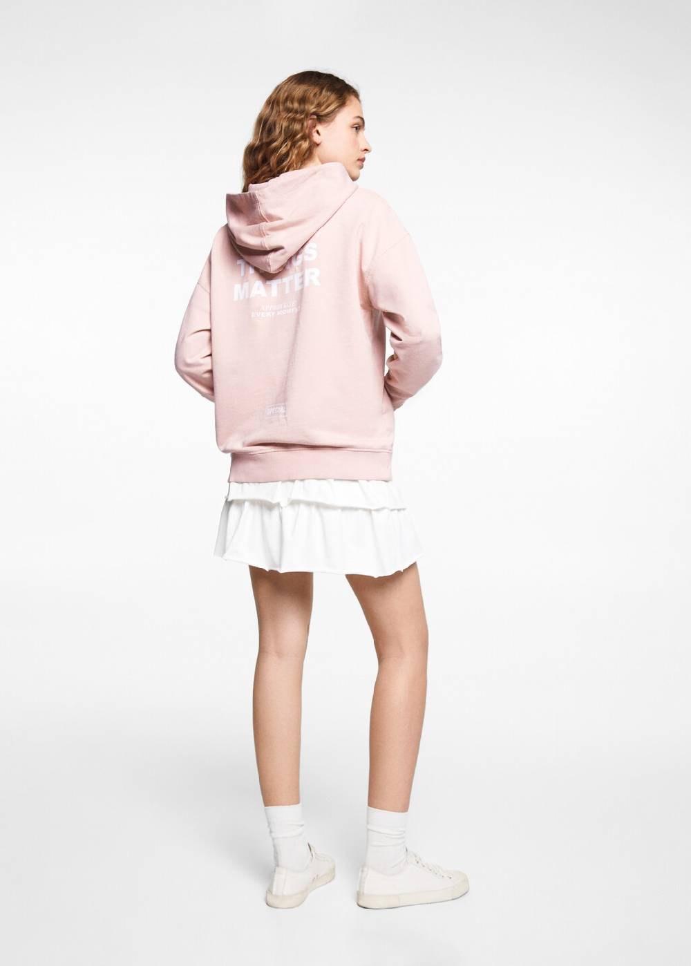 Mango Hoodie mit Schriftzug Begrenzt auf 3 Tage