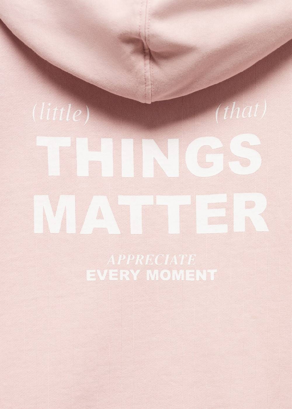 Mango Hoodie mit Schriftzug Begrenzt auf 3 Tage