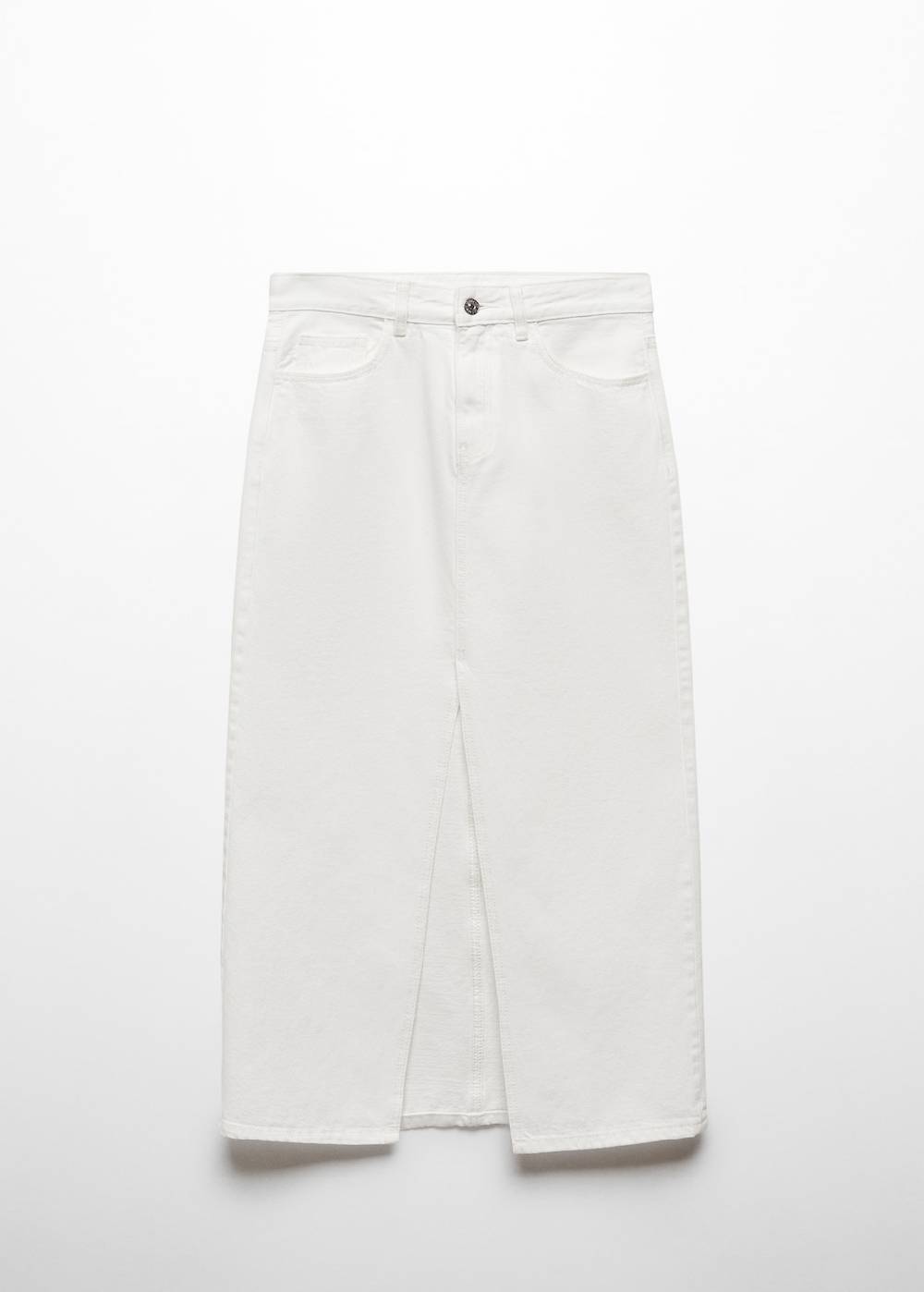 Mango Jeansrock mit Schlitz Rabatte dieses Monats