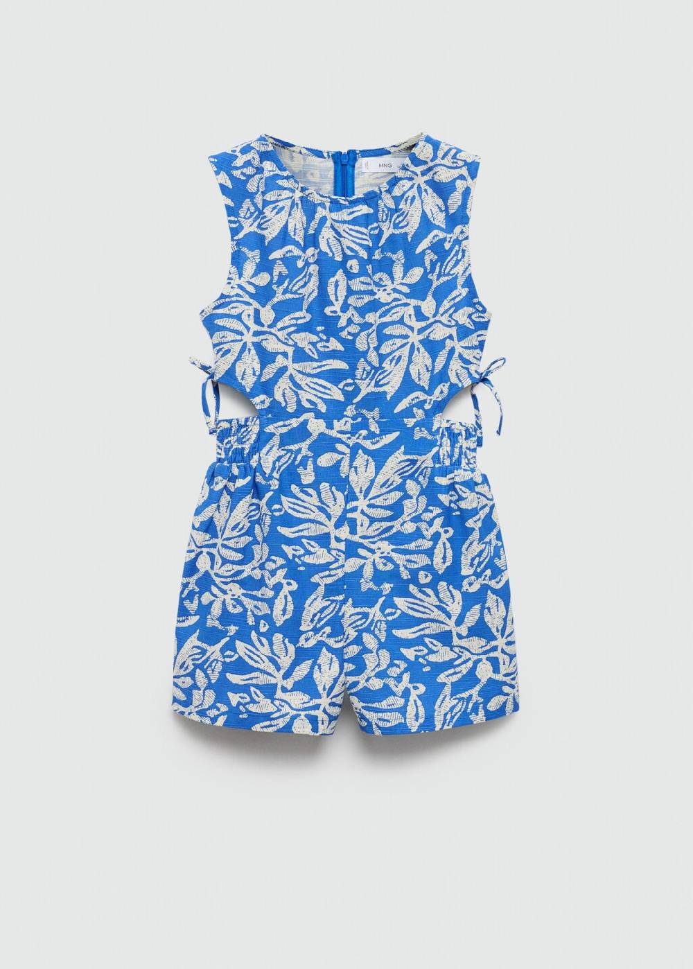 Mango Gemusterter Cut-Out-Jumpsuit Fabrikverkauf
