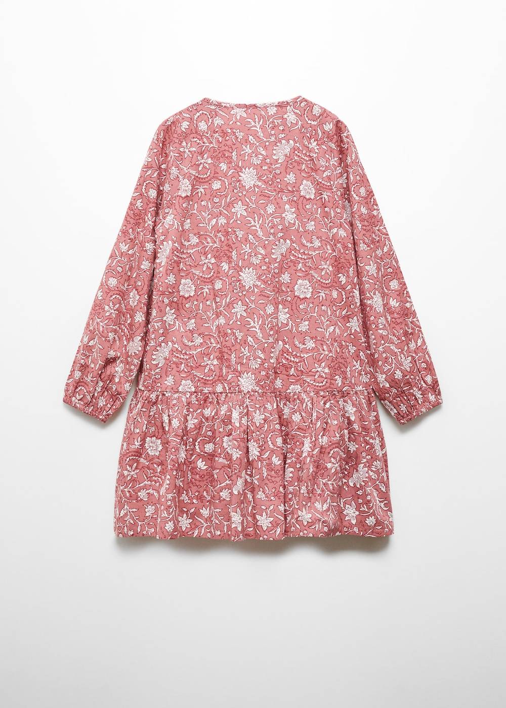 Mango Blumenkleid mit Rüschen Fabrik Onlineshop