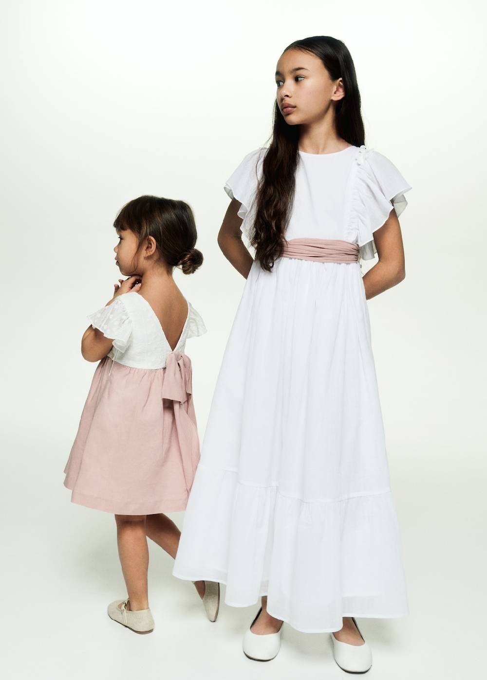 Mango Kleid aus Crinkle-Baumwolle