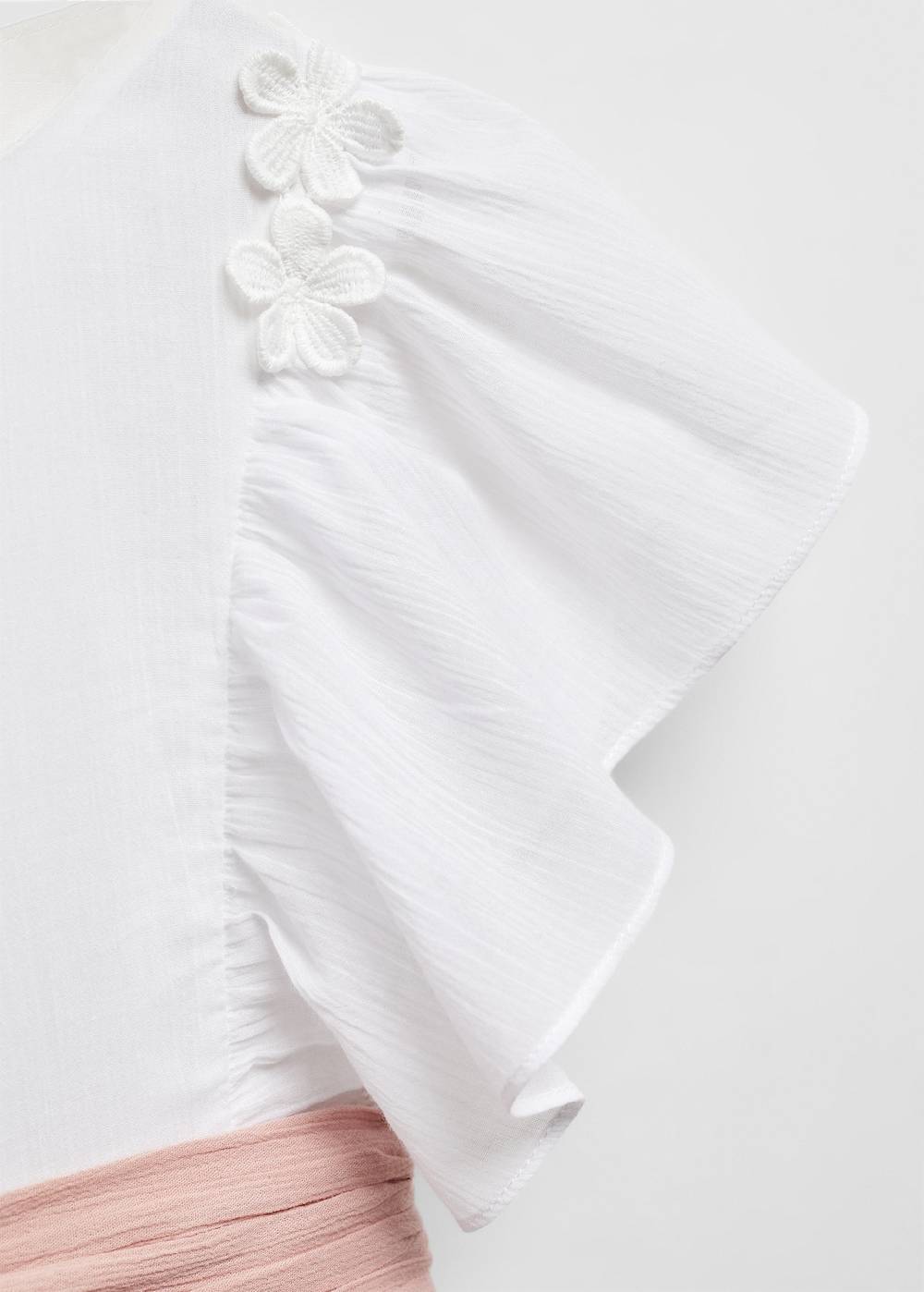 Mango Kleid aus Crinkle-Baumwolle Günstig kaufen