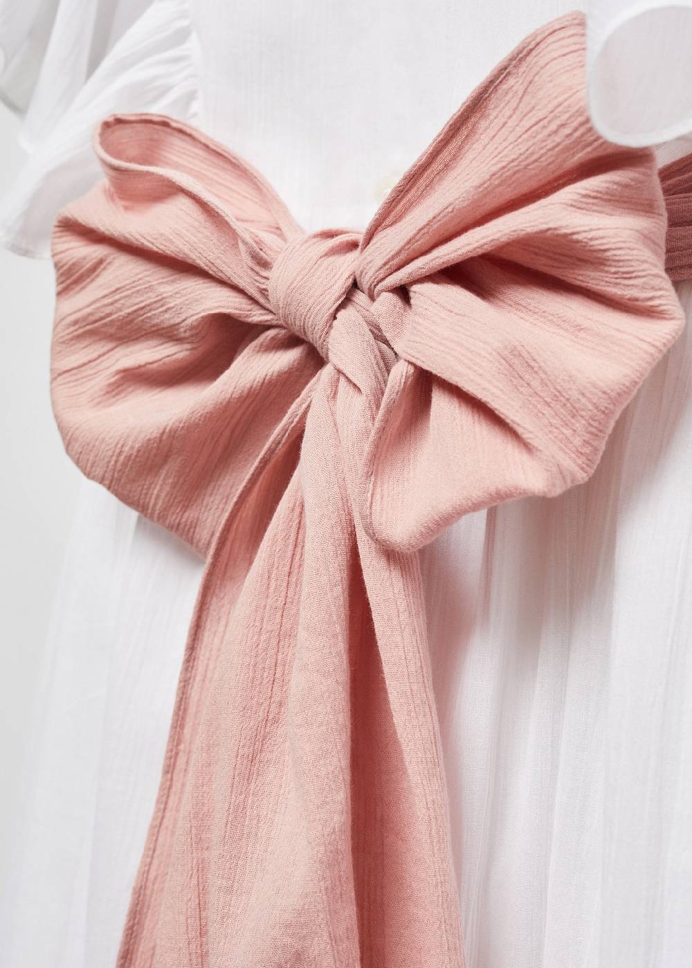 Mango Kleid aus Crinkle-Baumwolle Günstig kaufen