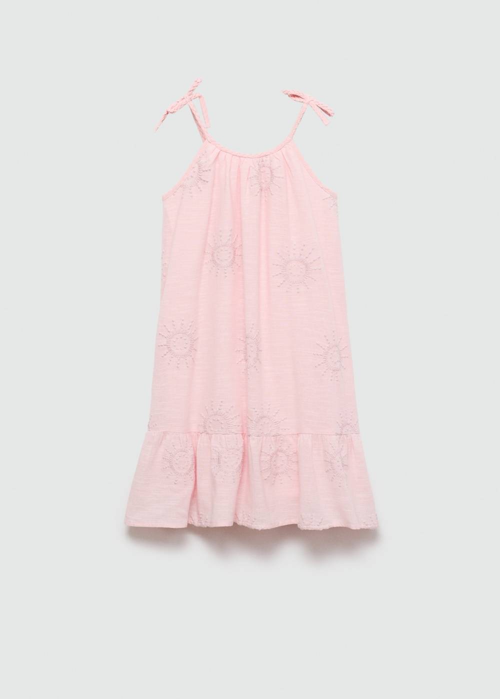 Mango Kleid mit gestickten Details Großer Ausverkauf