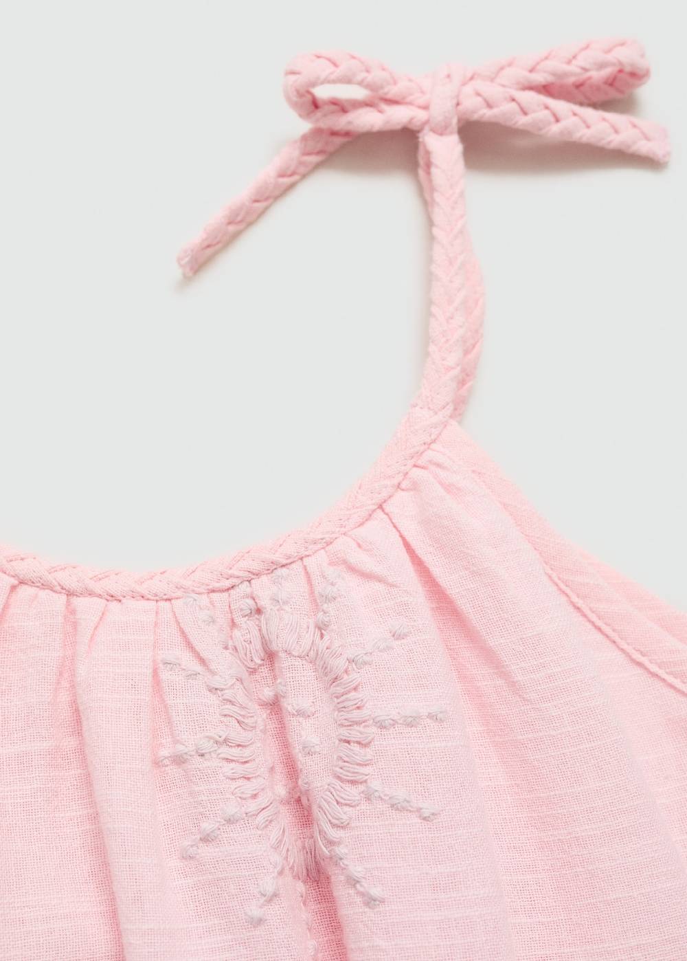Mango Kleid mit gestickten Details Großer Ausverkauf