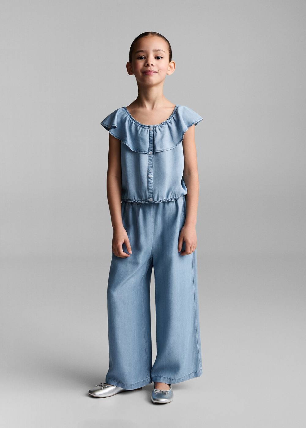 Mango Jeansbluse mit Knöpfen Black Friday