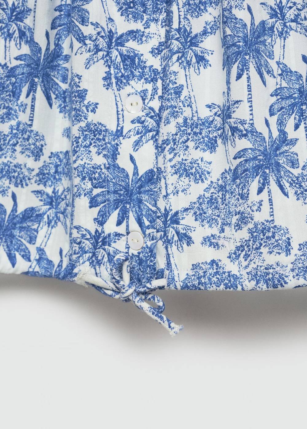 Mango Top mit Palmenprint Cyber Monday