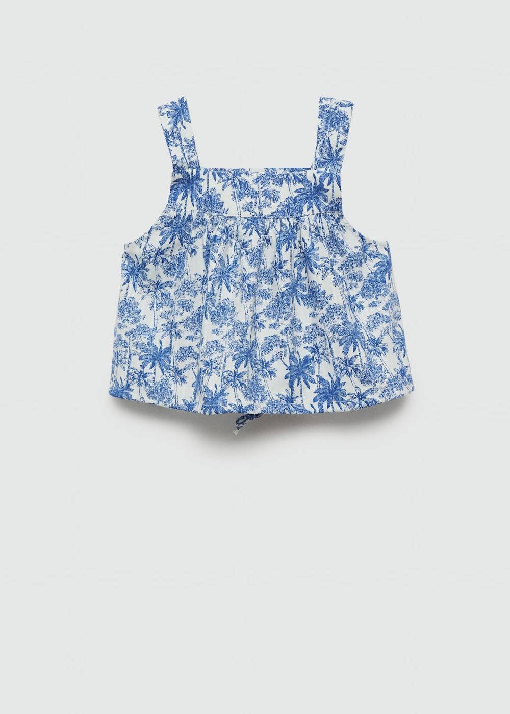 Mango Top mit Palmenprint Cyber Monday