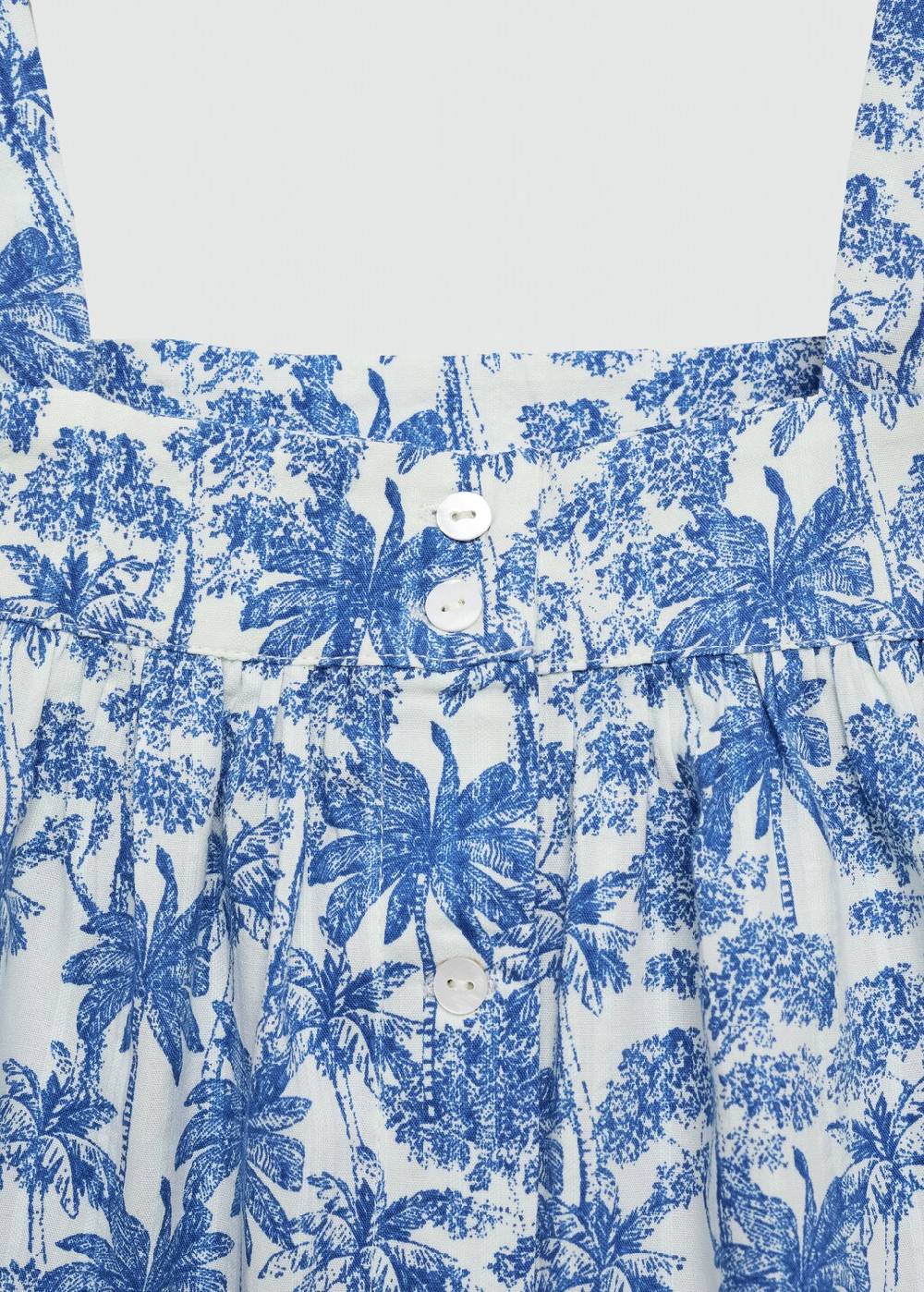 Mango Top mit Palmenprint Cyber Monday