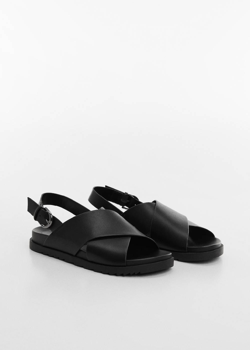Mango Riemchensandale mit Schnalle Online Outlet