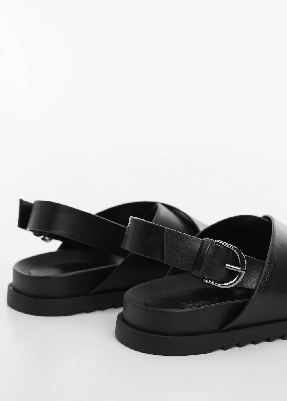 Mango Riemchensandale mit Schnalle Online Outlet