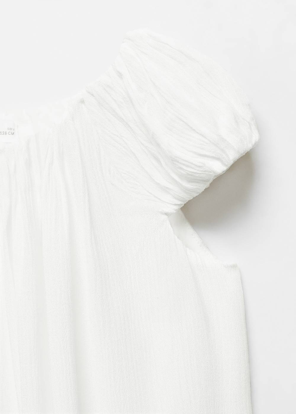Mango Bluse mit gerafftem Detail Große Rabatte