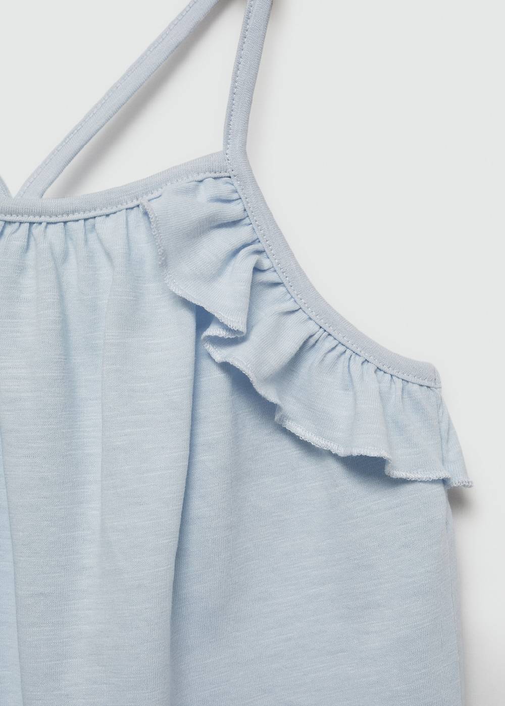 Mango Träger-T-Shirt mit Volant Saisonale Angebote