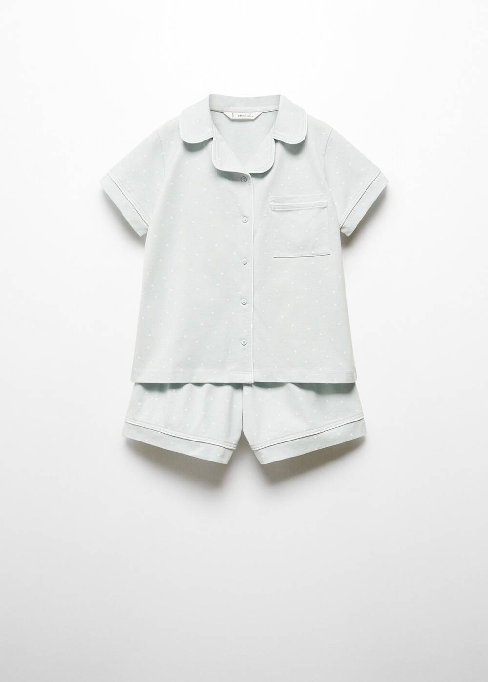 Mango Kurzer Pyjama mit Polka Dots Riesige Ersparnisse