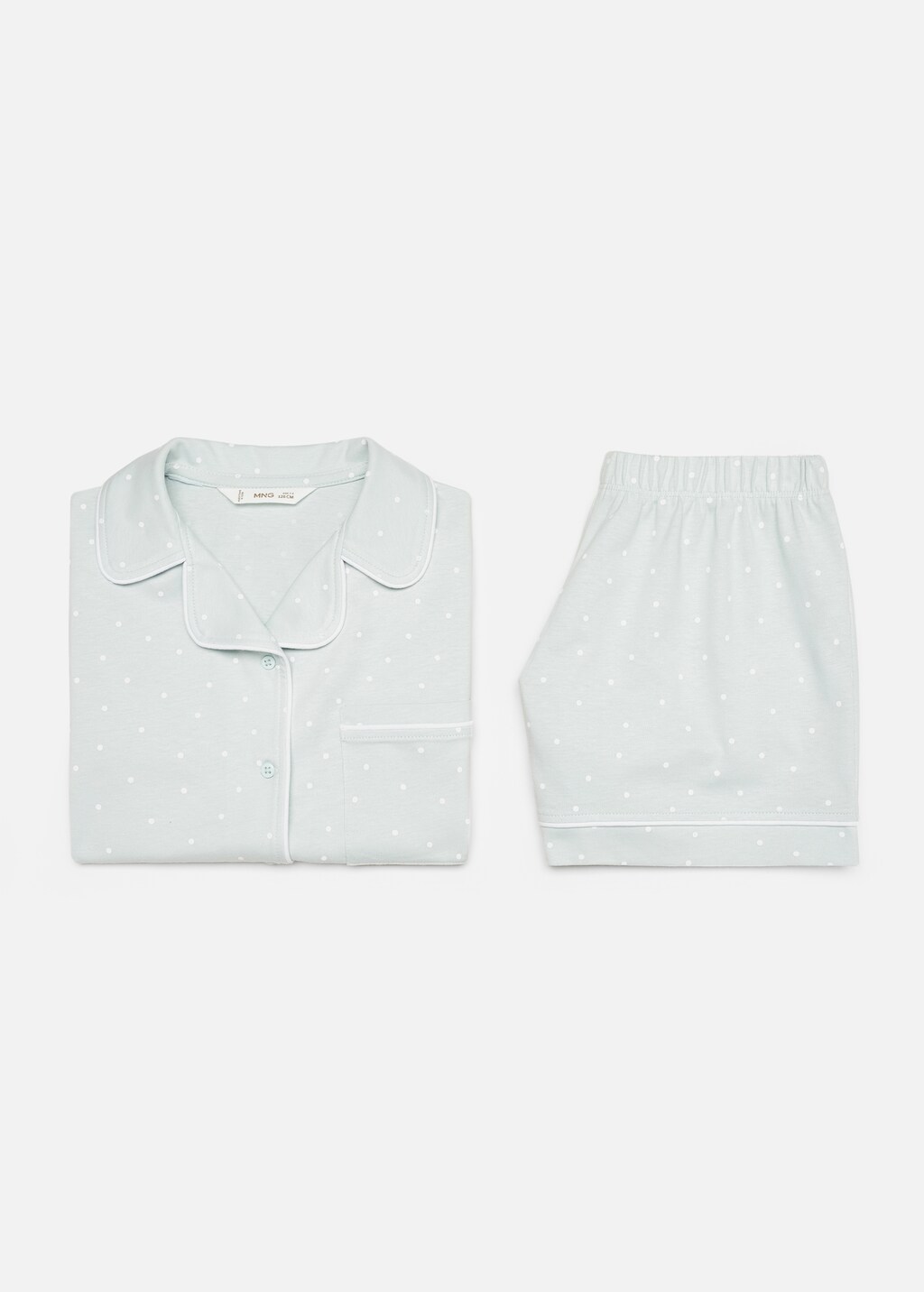 Mango Kurzer Pyjama mit Polka Dots Riesige Ersparnisse
