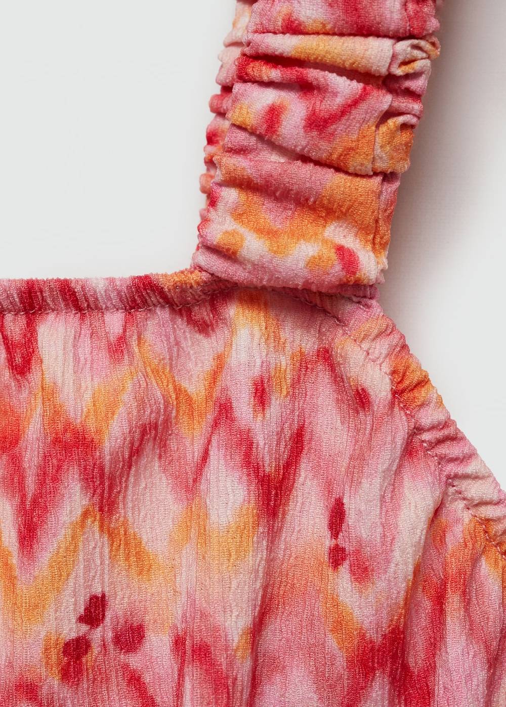 Mango Gemustertes Crop-Top VIP-Rabatte