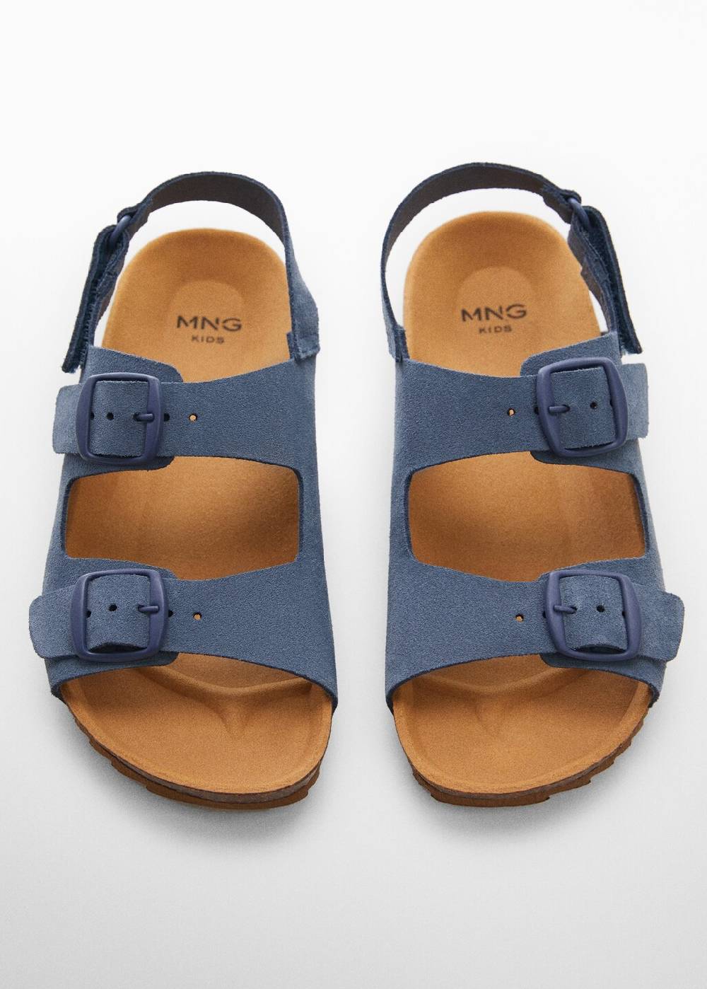 Mango Ledersandalen mit Schnallen Super Sparpreis