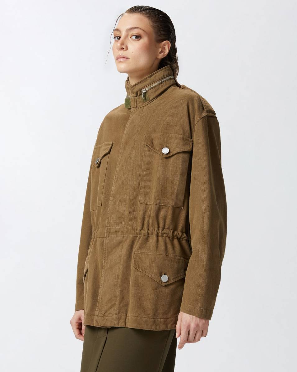 Pinko Utility-Hemdjacke aus Baumwolle Günstig kaufen