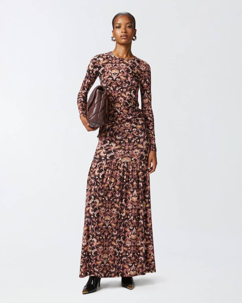 Pinko Langarm-Shirt mit Blumenprint Exklusivangebot