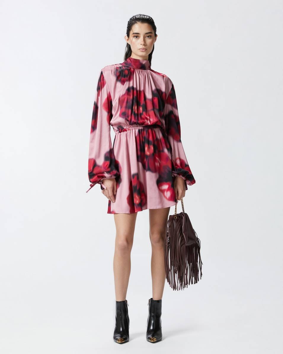 Pinko Rückenfreies Minikleid mit Blumenprint Bestseller