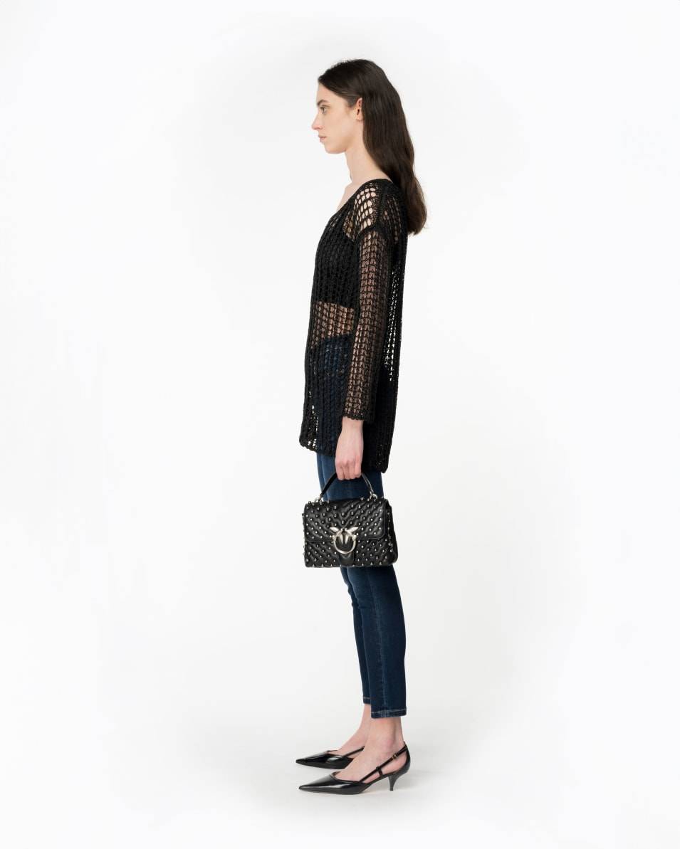 Pinko Skinny Jeans Stretch-Denim mit Stickerei auf der Rückseite Preisnachlass