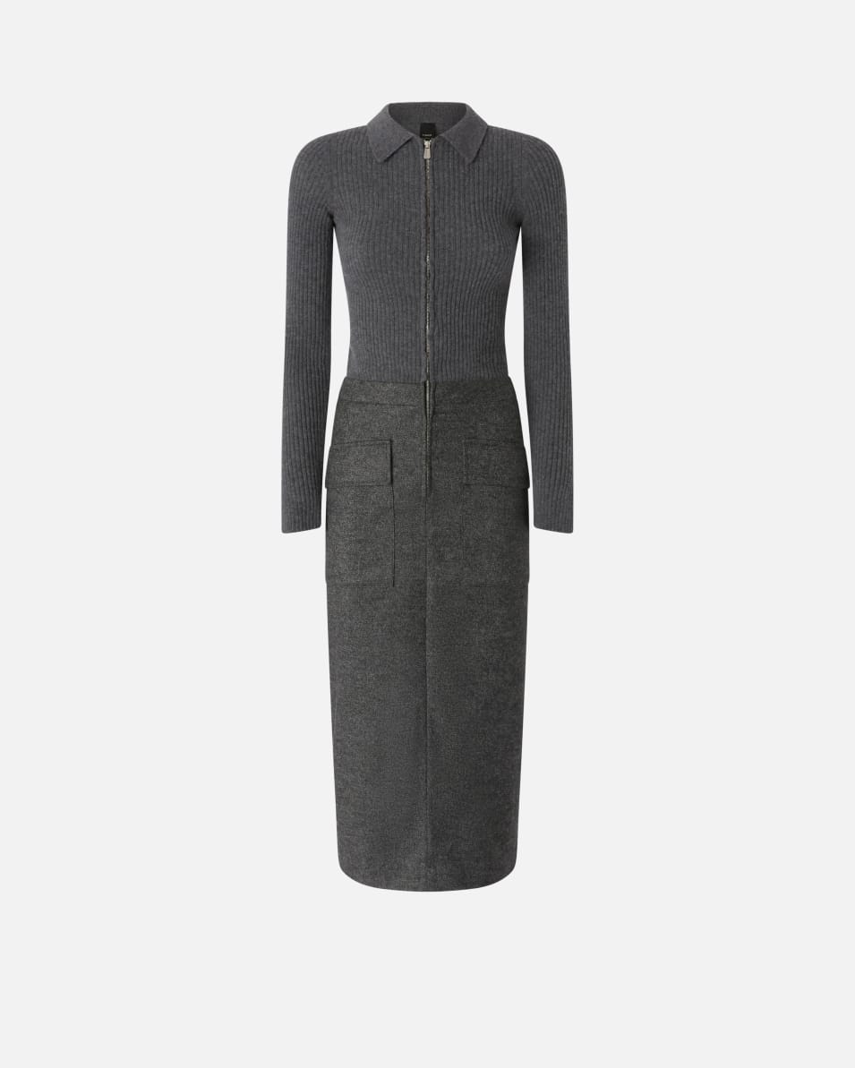 Pinko Strickkleid in zweiteiliger Optik