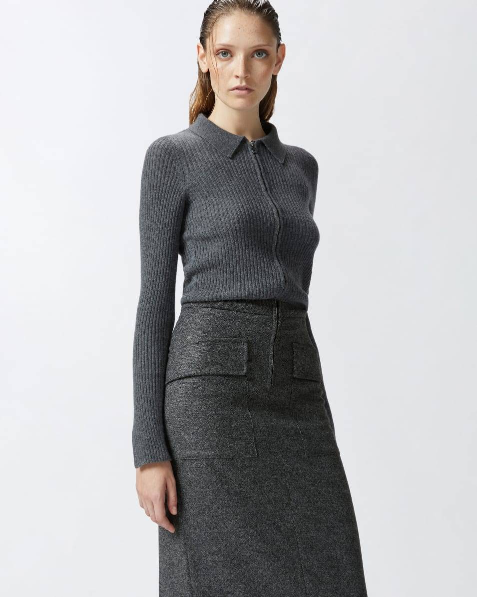 Pinko Strickkleid in zweiteiliger Optik Großer Ausverkauf