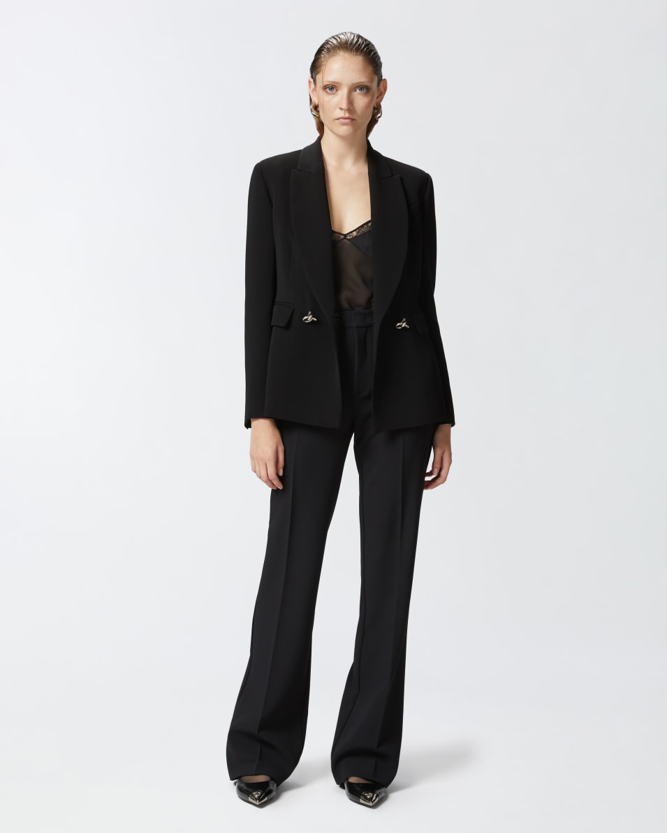 Pinko Leicht ausgestellte Hose mit hohem Bund Sonderangebot