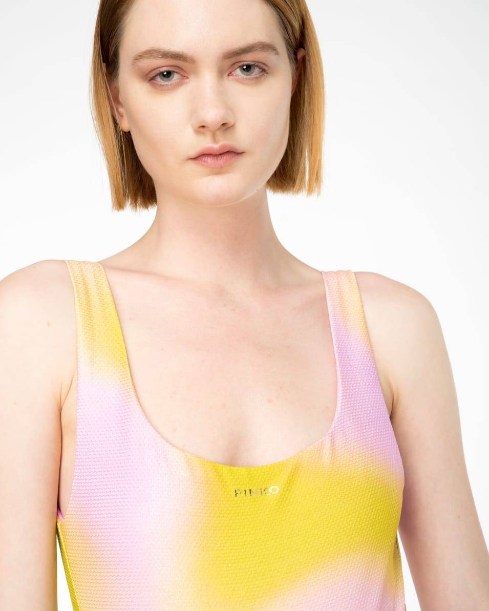 Pinko Badeanzug mit Farbverlauf im Angebot