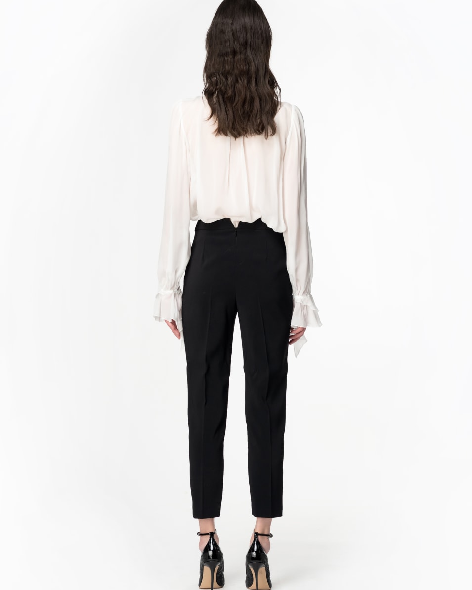 Pinko Slim-Hose aus Stretch-Crêpe Nur noch ein Tag übrig