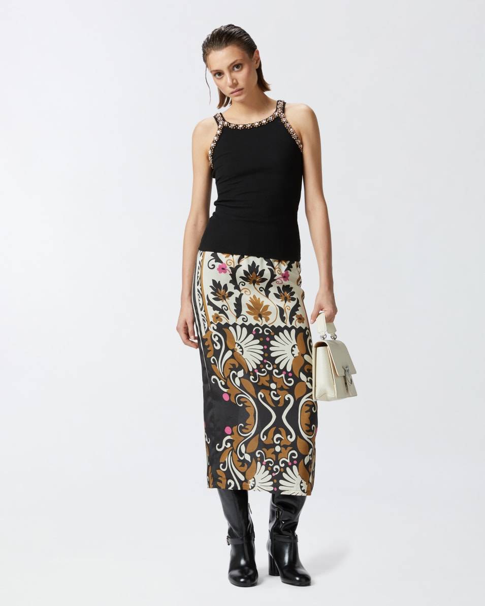 Pinko Tanktop mit glänzender Stickerei Zeitbegrenzte Promotion