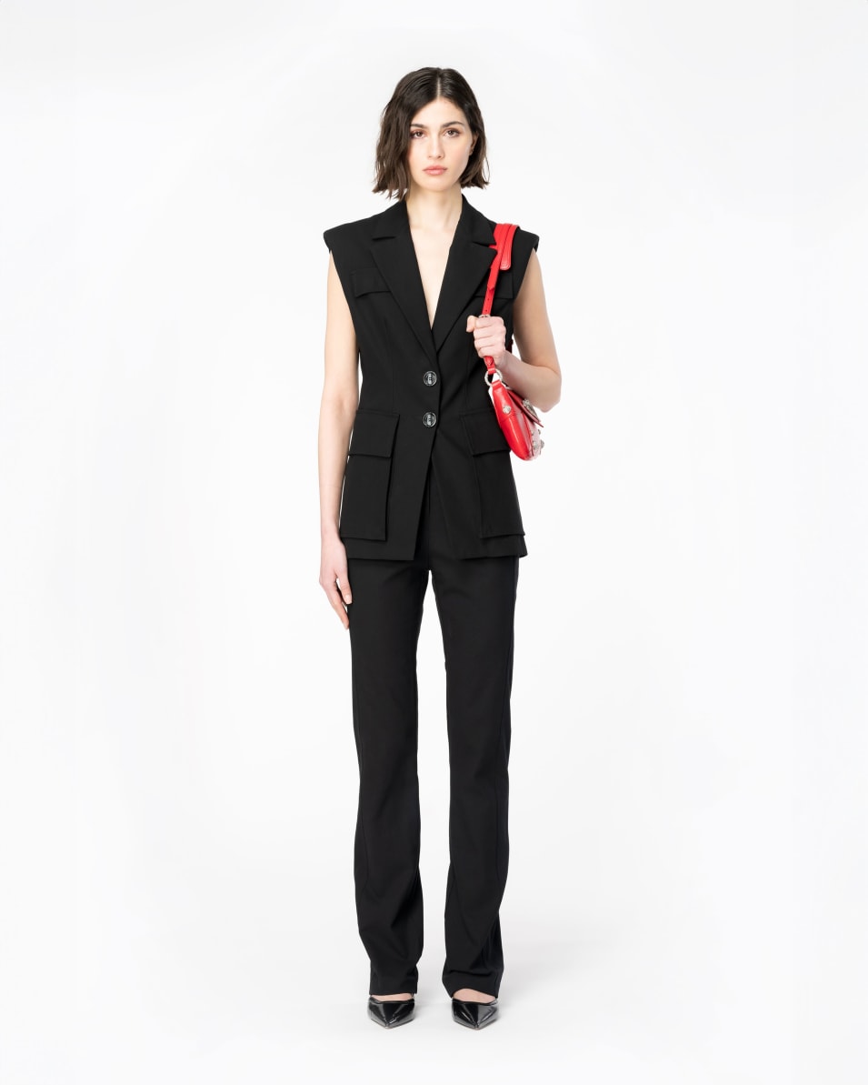 Pinko Trikotin-Schlaghose Black Friday Preise