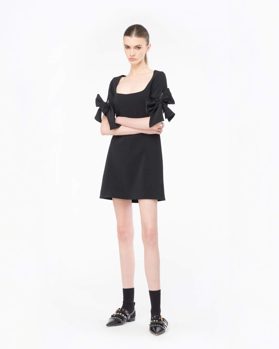 Pinko Minikleid mit Schleife an den Ärmeln Verkauf