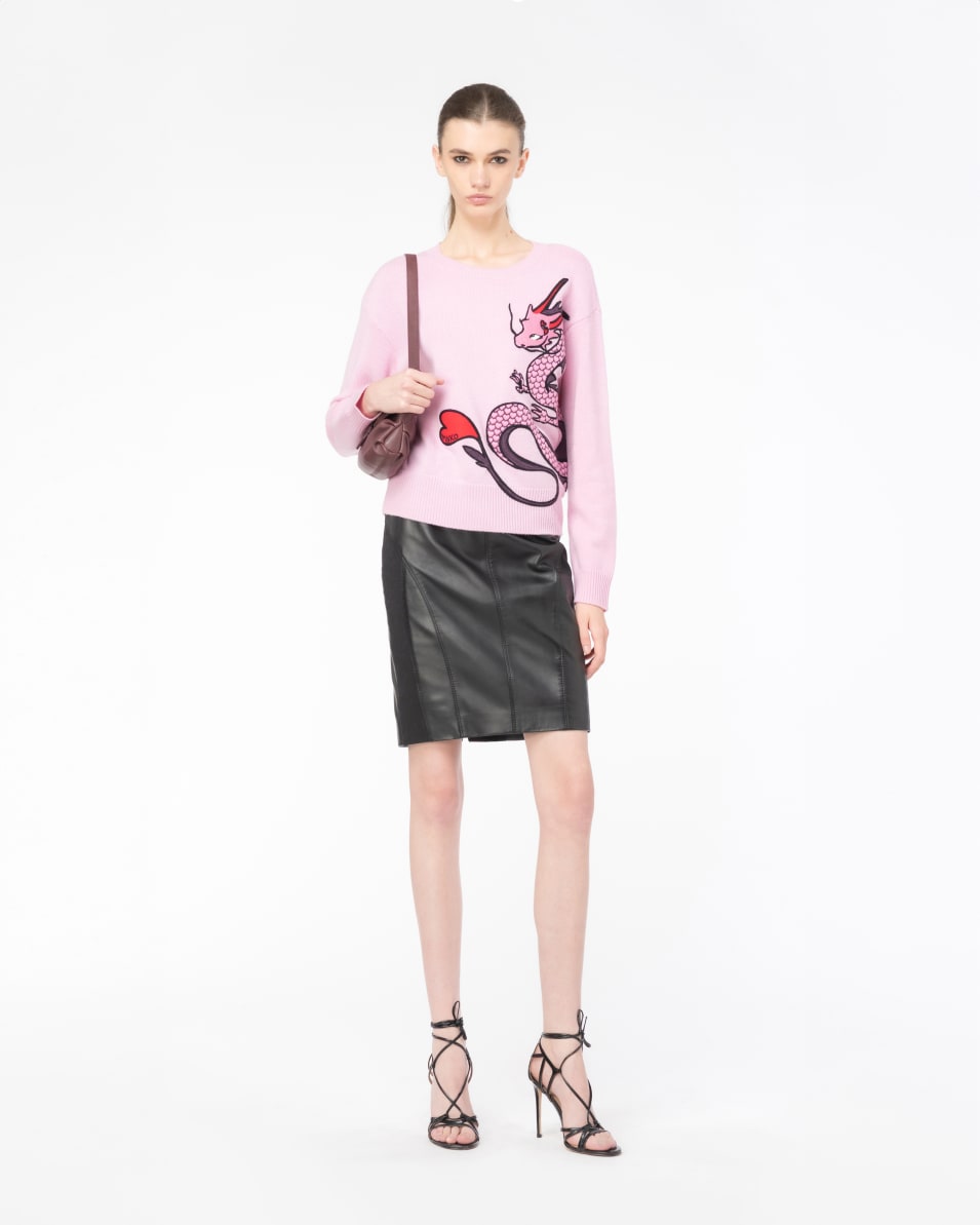 Pinko Pulli Drachenstickerei Blitzverkäufe