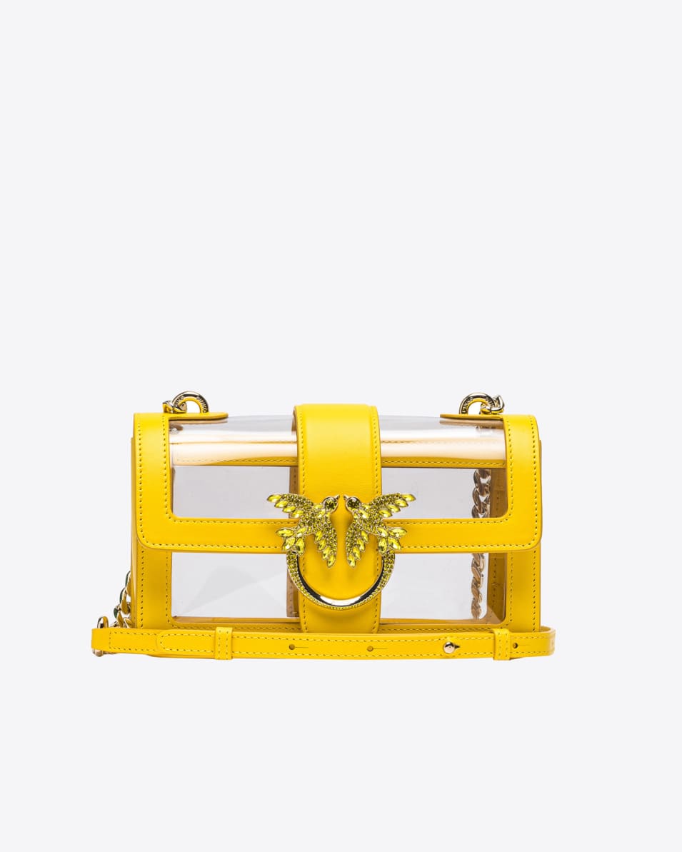 Pinko Mini Love Bag One Light transparent PINKO Galleria Neueste Stile
