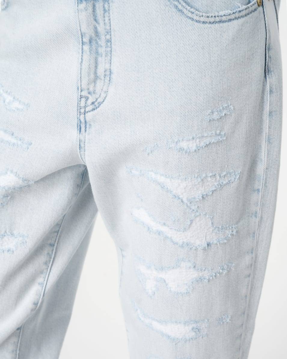 Pinko Jeans Mom Fit hell mit Rissen Blitzverkäufe