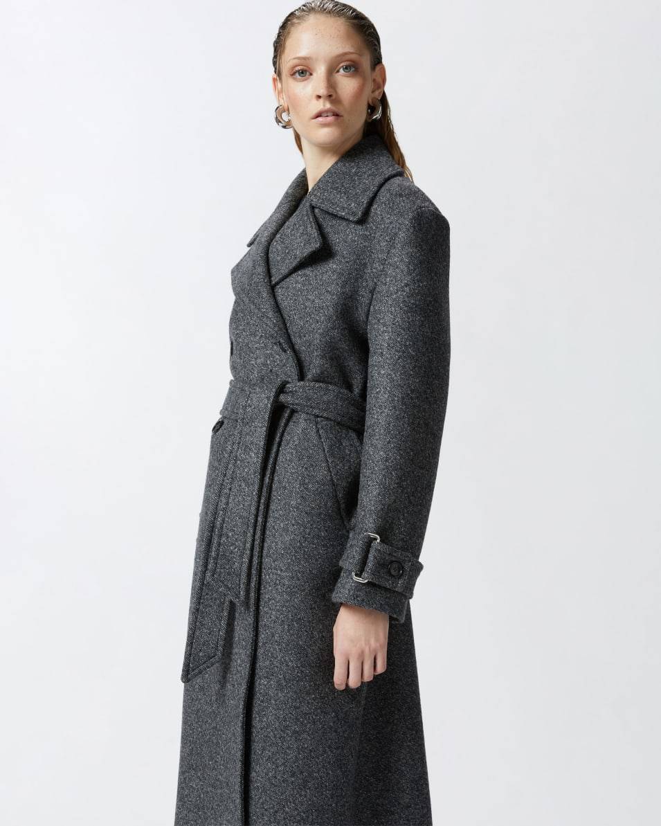 Pinko Mantel im Trenchcoat-Stil mit Gürtel Tiefpreis