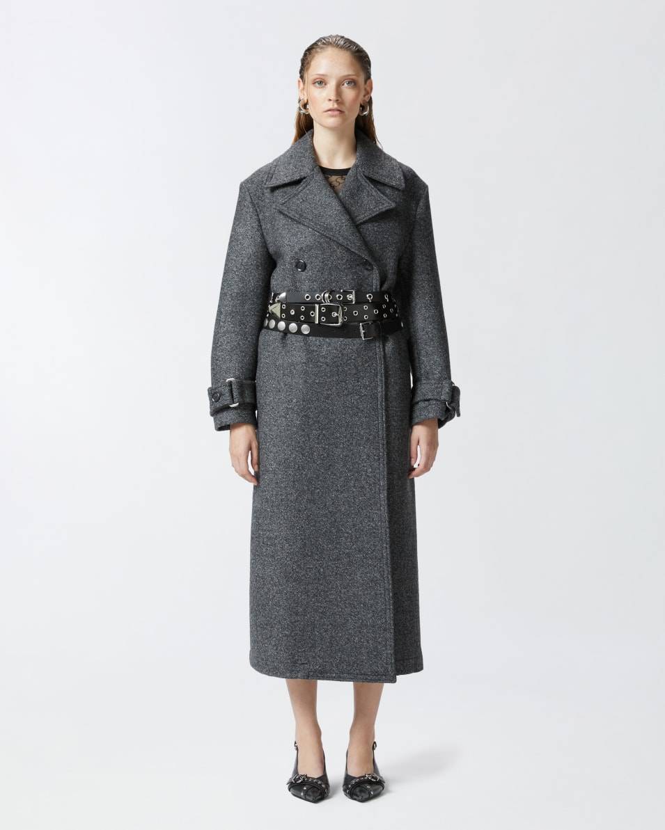 Pinko Mantel im Trenchcoat-Stil mit Gürtel Tiefpreis