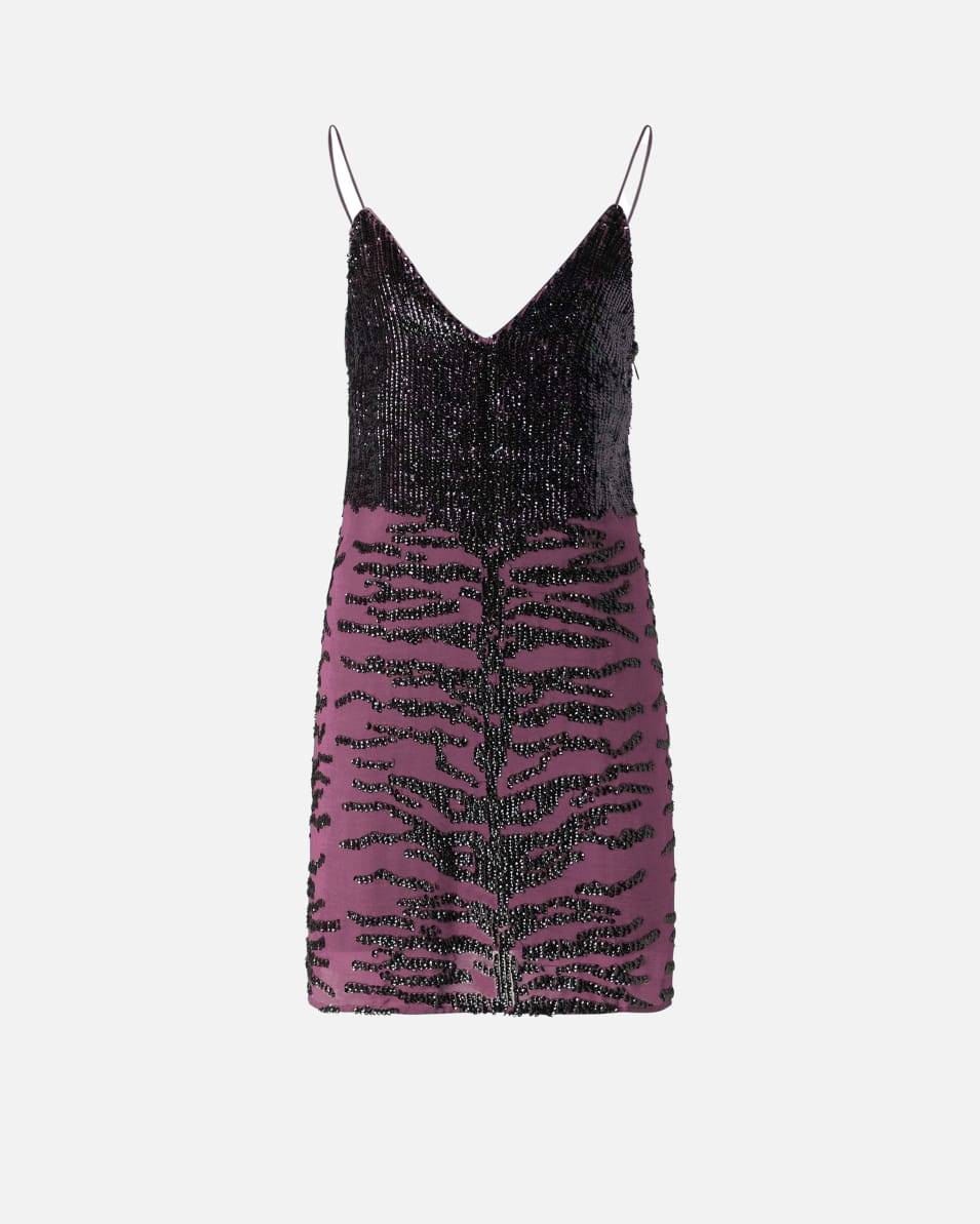 Pinko Minikleid mit Pailletten-Zebramuster Letzte 3 Tage