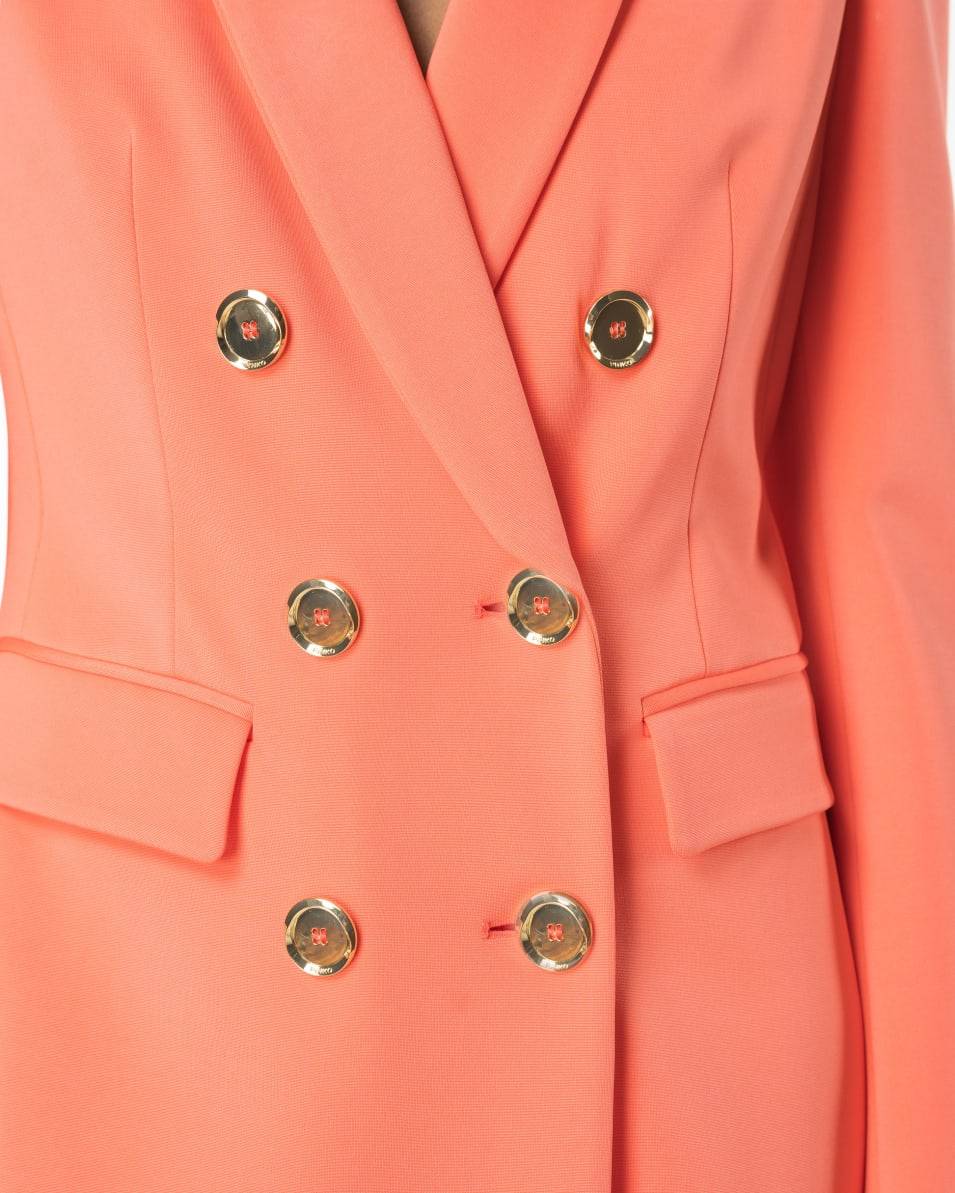 Pinko Zweireihiger Blazer mit Metallknöpfen Großer Ausverkauf