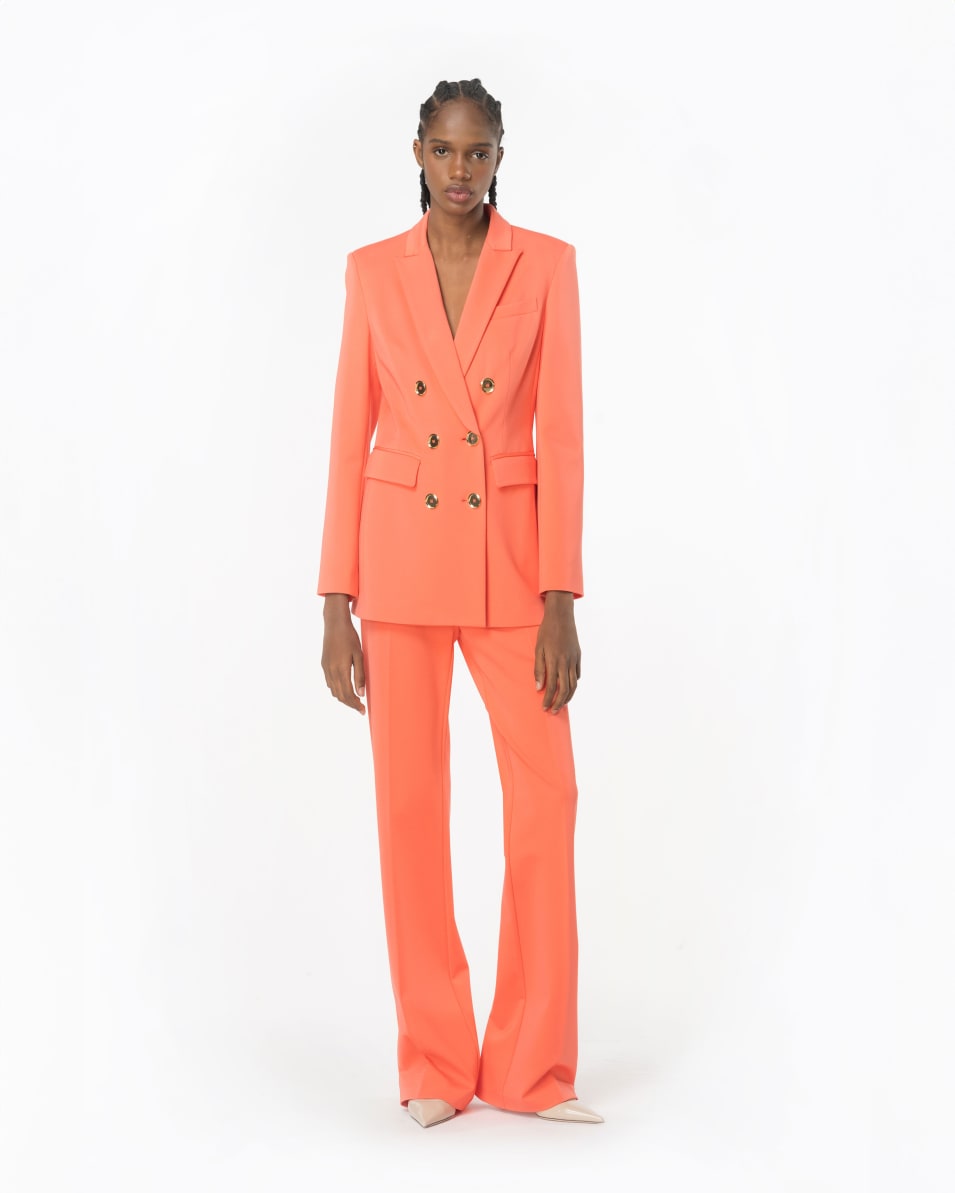 Pinko Zweireihiger Blazer mit Metallknöpfen Großer Ausverkauf