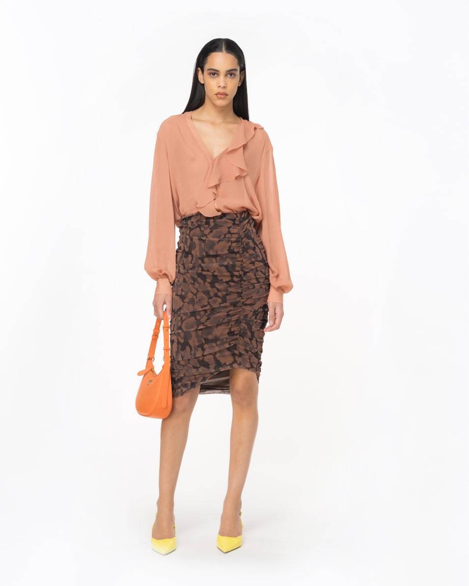 Pinko Bluse mit Volant Flash Sale