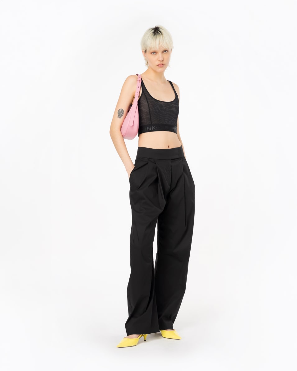Pinko Weite Hose aus technischem Popeline Blitzangebot