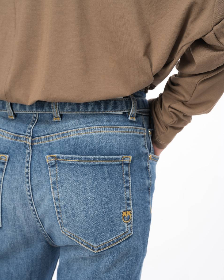 Pinko Skinny Jeans aus Stretch-Denim in Vintage-Optik Vierteljährliche Förderung