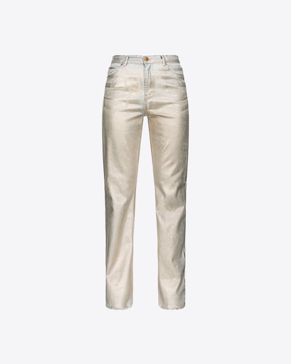 Pinko Jeans Straight Shining Denim Bis zu 55% Rabatt