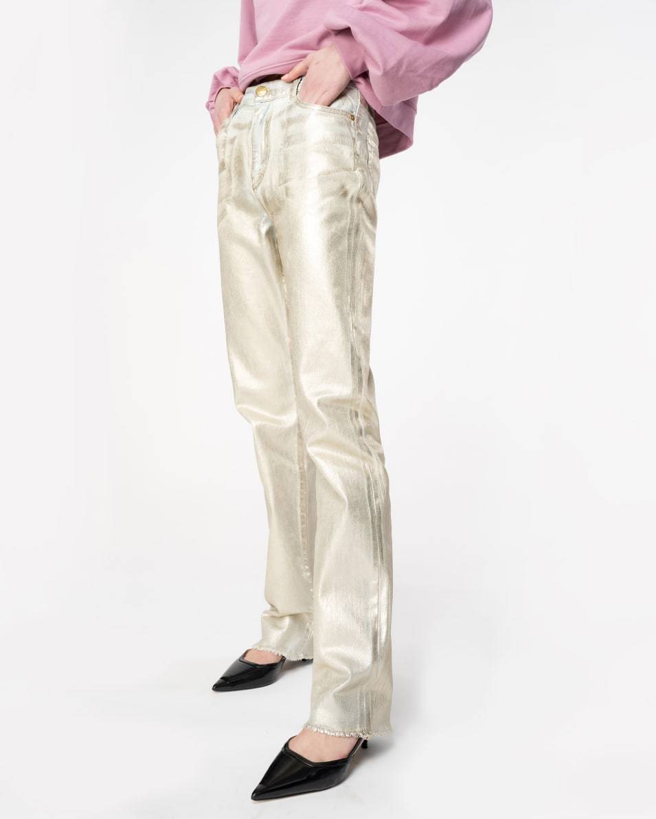 Pinko Jeans Straight Shining Denim Bis zu 55% Rabatt