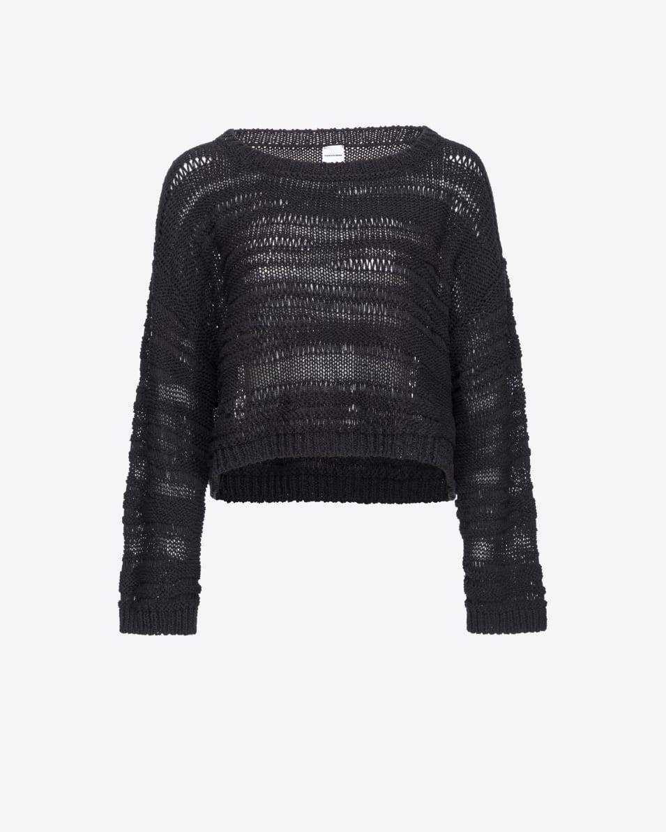 Pinko Kurzer Pulli aus Baumwollmix Riesige Rabatte