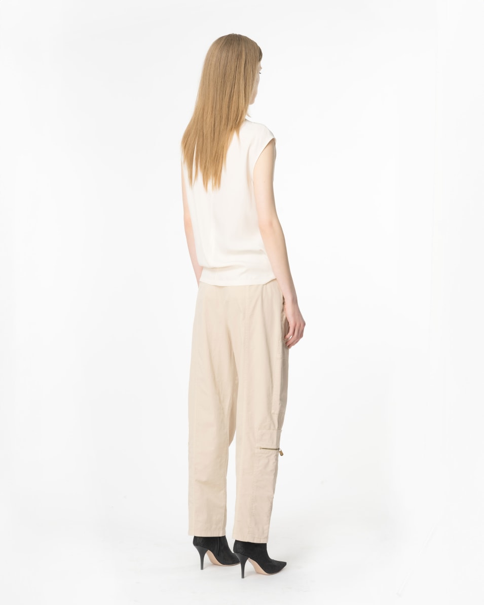Pinko Top aus Seidenmix mit Schleife zollfrei