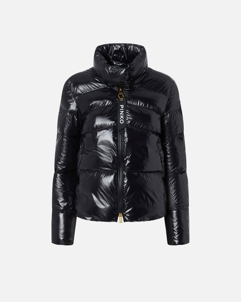 Pinko Caban-Steppjacke aus Crystal-Nylon im Angebot
